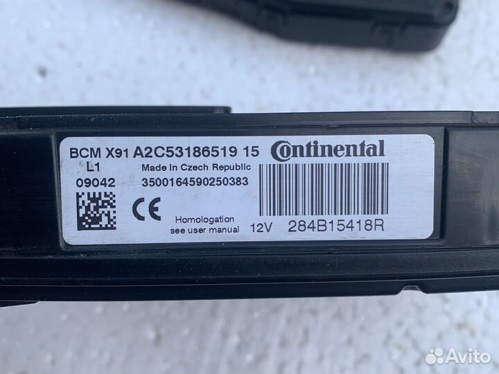 Блок комфорта renault laguna 3 L1