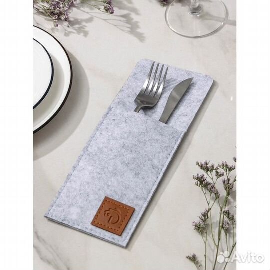 Конверт для столовых приборов Доляна «Грэй», 2510