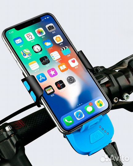 Держатель телефона, аккумулятор для велосипеда4в1