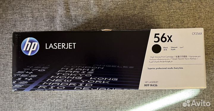 Картридж лазерный HP 56X CF256X черный