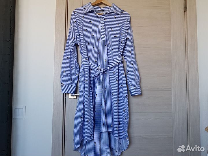 Летнее платье 46 50 хлопок svetlo