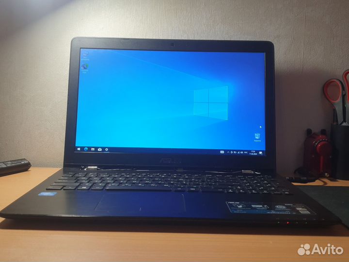 Asus x502c celeron ssd128/2gb для работы