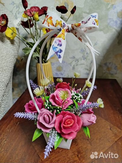 Букет из мыла, на день Валентина, 8 марта