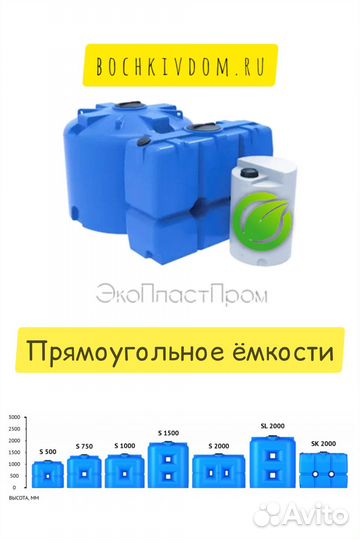 Бочка ёмкость бак для воды