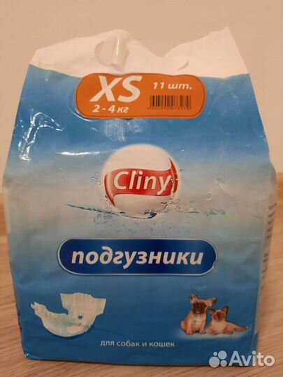Подгузники д/собак и кошек Cliny