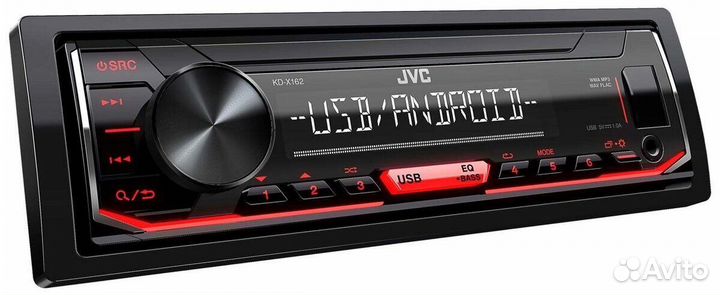 Авто магнитола 1din JVC KD-X162