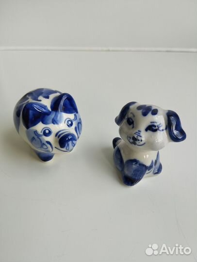 Фарфоровые фигурки Гжель Знаки зодиака