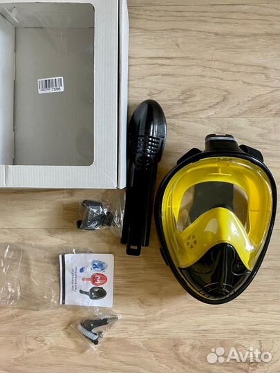 Полнолицевая маска с трубкой Sargan «планета»