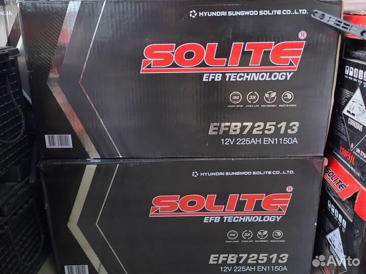 Аккумулятор Solite EFB 72513
