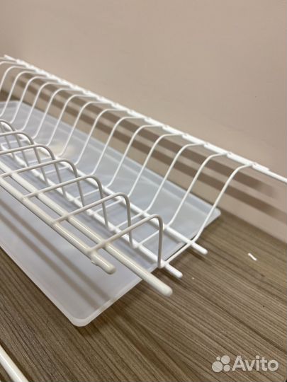 Сушилка для посуды в шкаф 60 см белая