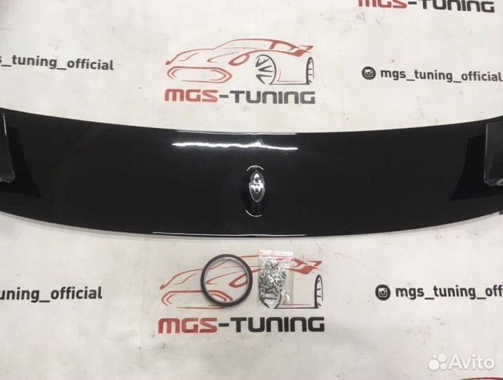 Губа BMW 5 series f10 M-Performance черный глянец