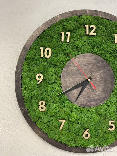 Часы со стабилизированным мхом