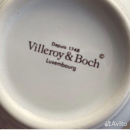 Кофейный набор чашка и блюдце, Ботаника, Виллерой