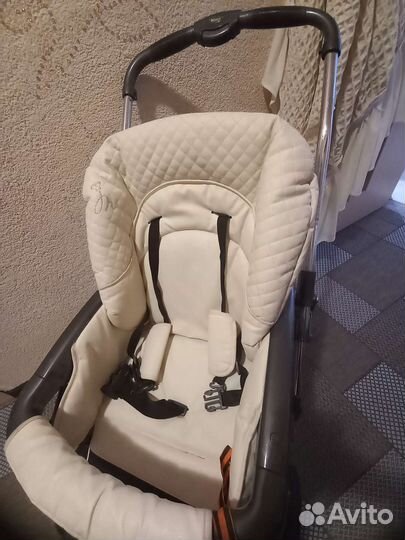 Коляска 2 в 1 эко кожа