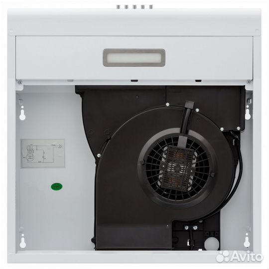 Подвесная вытяжка Krona olivia 500 white PB