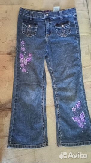Джинсы для девочки на 6 лет