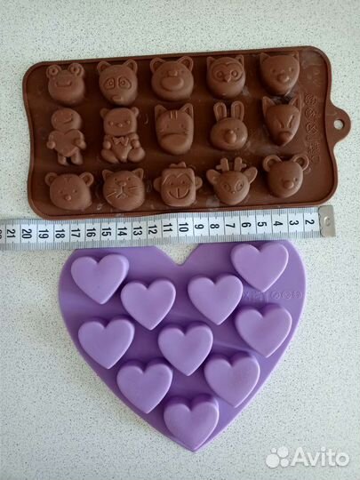 Силиконовые формы, пластиковые, перфорированные