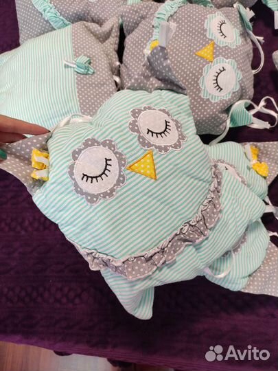 Бортики в кроватку бу