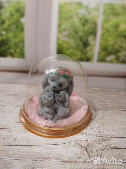 Мыло ручной работы Зайчиха с зайчатами