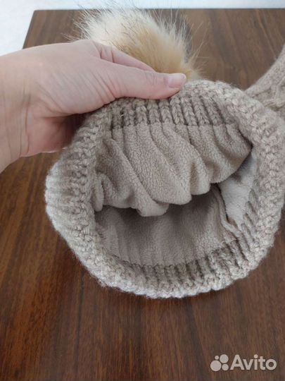 Комплект шапка и снуд для девочки