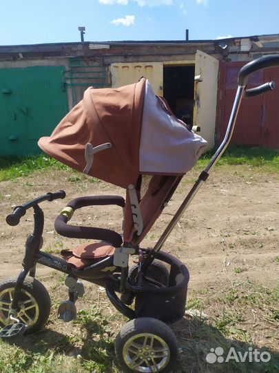 Детский велосипед с ручкой бу