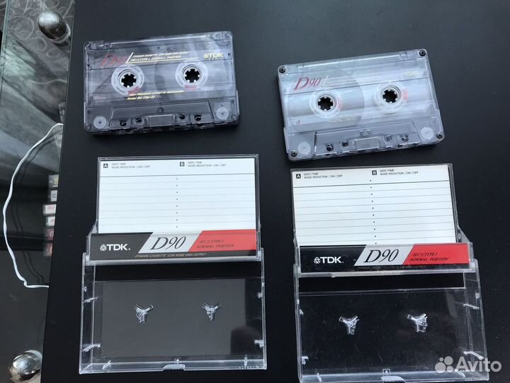 Аудиокассеты Sony EF 90, Fuji DR 90 и др
