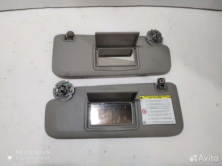 Chevrolet cruze солнцезащитные козырьки