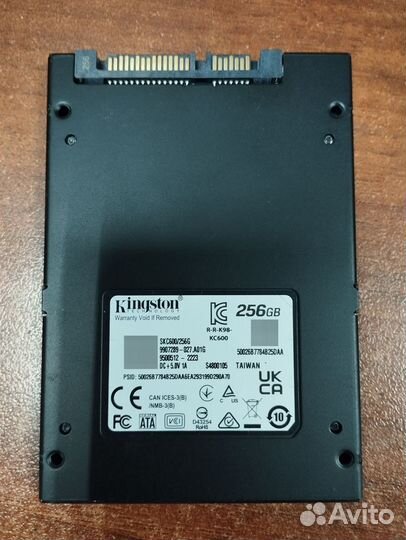 SSD kingston 2.5'' SATA 256GB