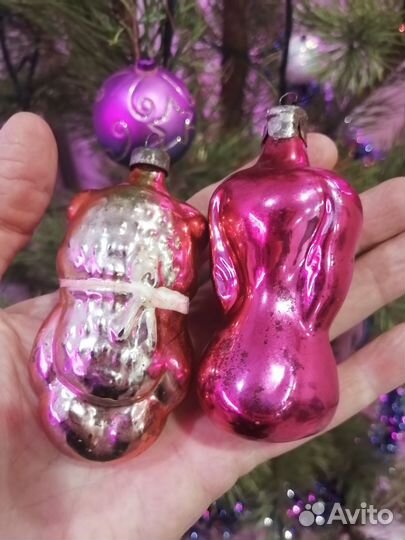 Елочные игрушки СССР