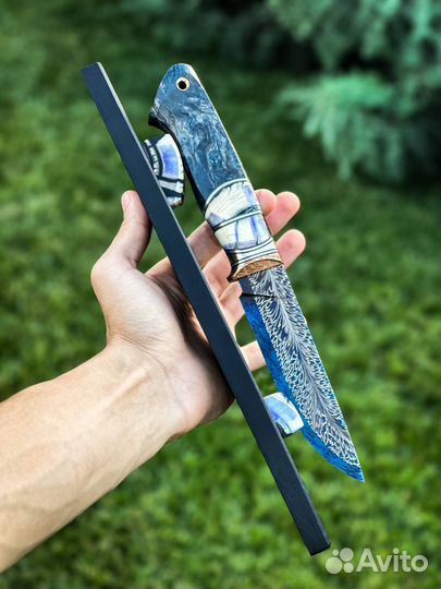 Авторский нож ручной работы большой