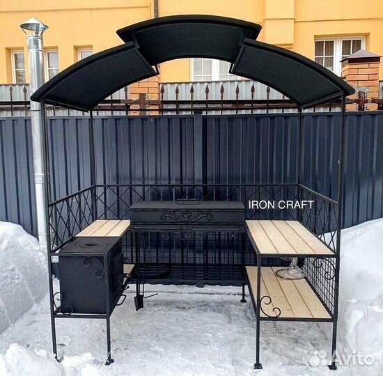 Мангал со столиком