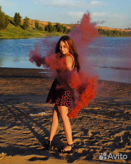 Цветной дым