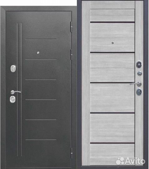 Входные двери Серебро Царга доставка в подарок
