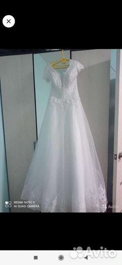 Свадебное платье 44 46 новое