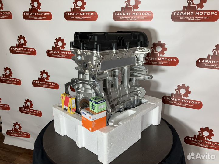 Двигатель новый на Hyundai Solaris Elantra1.6