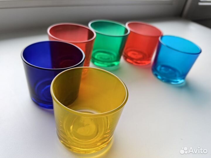 Подсвечник стекло (стакан для свечей)