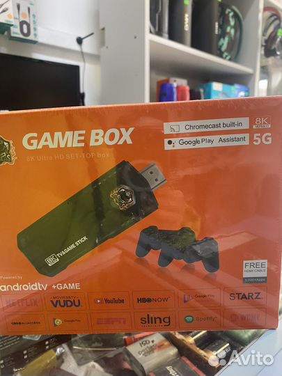 Игровая приставка Game box 8K + смарт тв