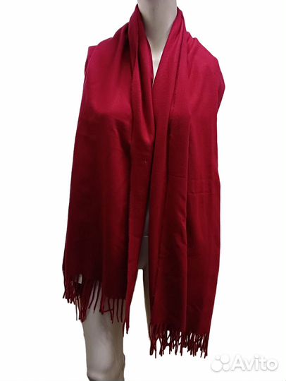 Шарф красный, 70*180 см