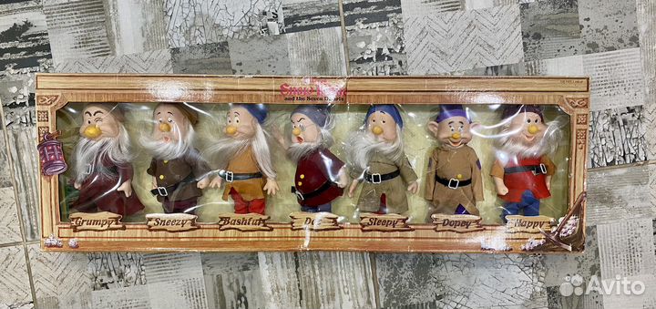 Disney Гномы, гном, куклы, Белоснежка и гномы