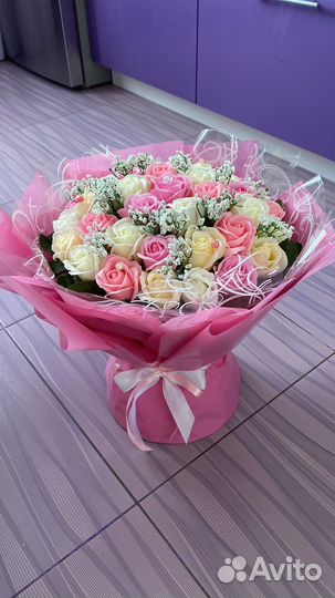 Мыльные розы Букет из роз (мыльных роз )