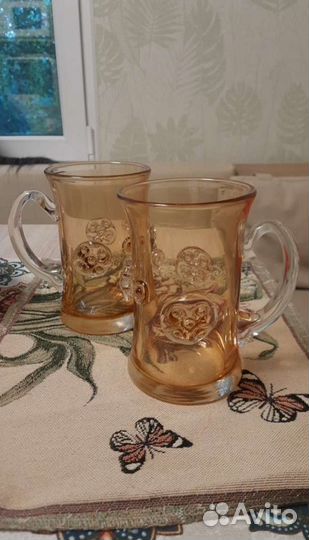 Пивная кружка цвет стекло, блюдо