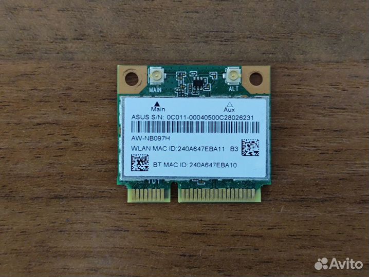 WiFi модуль для ноутбука Asus X75