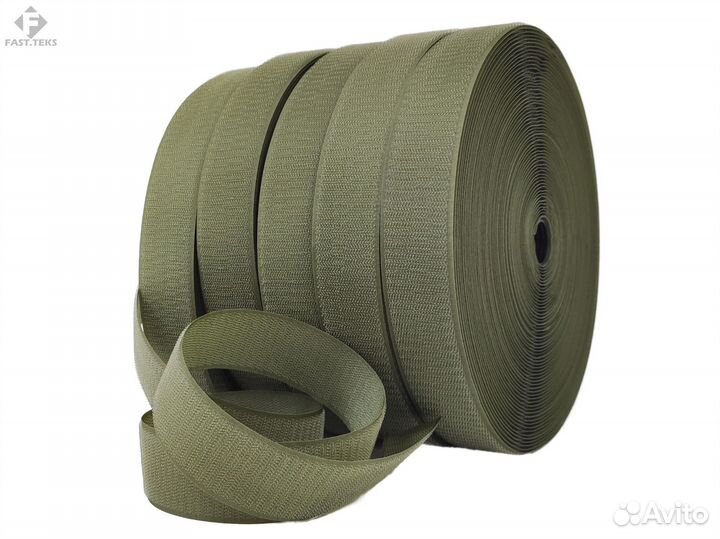 Велкро (липучка). Хаки. 25/40/50/100