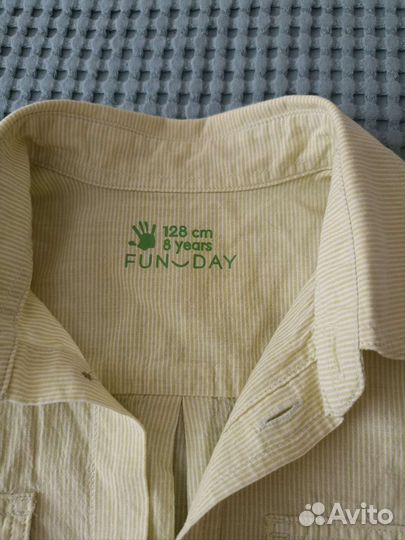 Рубашка для мальчика, 128