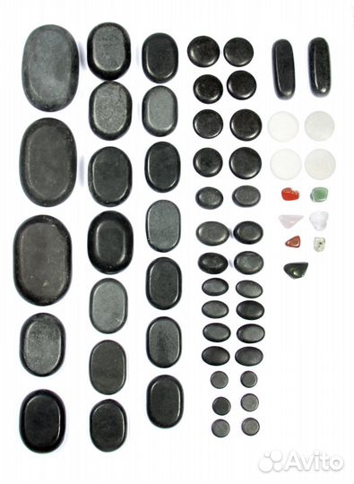 Набор камней для массажа 60шт