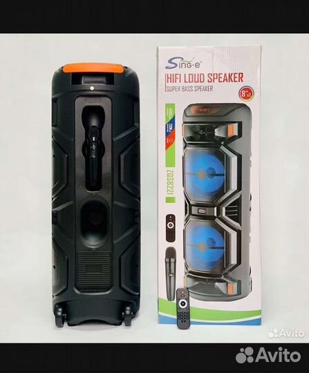 Колонка С Караоке 65 См + USB + Bluetooth + Радио