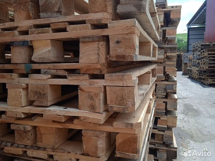 Поддоны деревянные б/у, европоддоны паллеты Опт