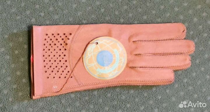 Перчатки женские кожаные новые