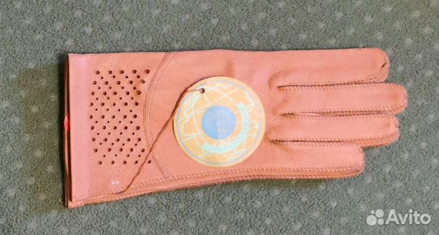 Перчатки женские кожаные новые