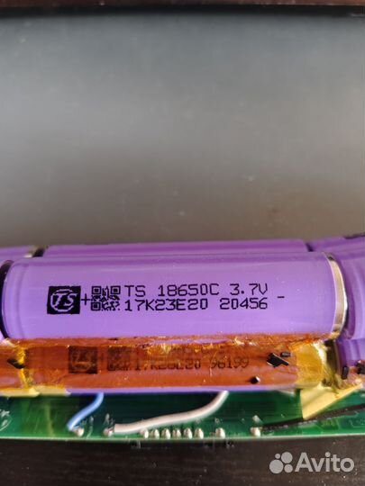 Аккумулятор от ноута Samsung (аккумуляторы 18650)